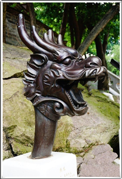 十二生肖龍頭雕塑 十二生肖龍頭雕塑