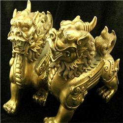 招財(cái)銅貔貅擺件 招財(cái)銅貔貅擺件